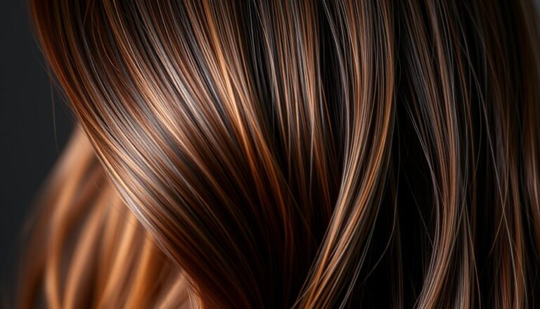 dark brown hair